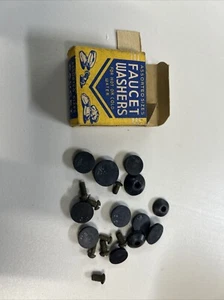 Vintage Faucet Washers Advertising Box - Picture 1 of 1