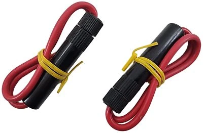 Lote de 2 portafusibles en línea Aries A-511 de alta resistencia calibre 12 AGC con fusible - a granel Foto 1 de 3