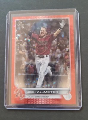 2022 Topps Series  2 "RED Foilboard  #/199" Josh VanMeter #534 SP - Image 1 of 2