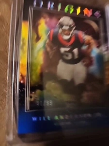 2023 PANINI ORIGINS Blue /99 WILL ANDERSON JR ROOKIE SP #104 HOUSTON TEXANS - Foto 1 di 3