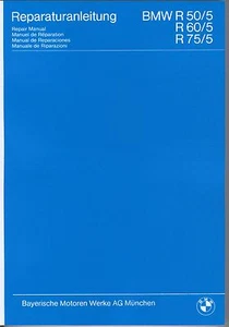BMW Werkstatthandbuch/ Reparaturanleitung R 75/5 60/5 50/5 , R 75 60 50 /5 neu - Picture 1 of 1