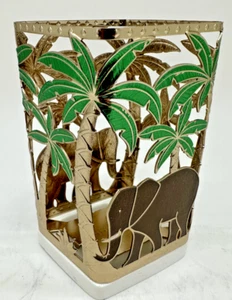 BATH & BODY WORKS TROPICAL ELEPHANT MARBLE FOAMING SOAP HOLDER WITH MARBLE BASE - Picture 1 of 11