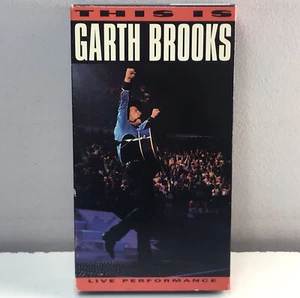 This is Garth Brooks VHS 1992 Video Tape Live Performance Concert Interview RARE - Picture 1 of 10