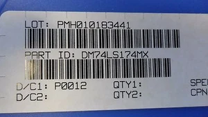 DM74LS174M 74LS174D INFRADITO TIPO D 16 PIN SOIC FAIRCHILD (25 PER LOTTO) - Foto 1 di 6