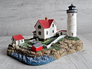 Great Lighthouses of the World Model Cape Neddick Maine Harbour Lights #410 1997 - Picture 1 of 11