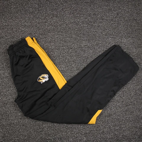 Missouri Tigers Adidas Sweatpants Adult Small Black & Yellow Football Mens Cover