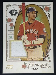 JEREMY PENA 2024 Topps Allen & Ginter Game Used Jersey Relic #AGR-JPE | Astros - Picture 1 of 2
