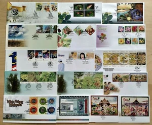 Malaysia FDC Lot of 16 First Day Covers issued in 2010 - Picture 1 of 6