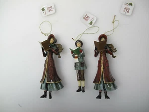 “RAZ” IMPORTS INC. ADORNOS NAVIDAD NIÑO Y MUJER-6 ” Y 5” ALTO NUEVOS CON ETIQUETAS - Imagen 1 de 8