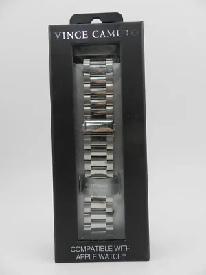 Vince Camuto Men's Silver-Tone Stainless Steel Link Band - Image 1 of 4