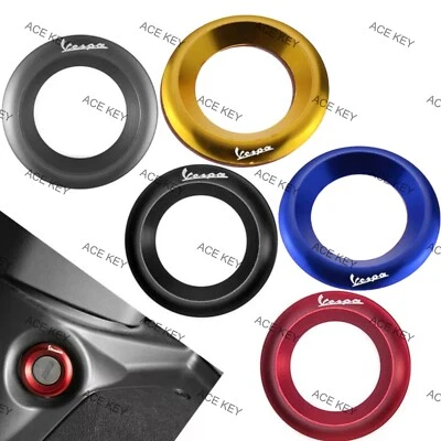 Cubierta de interruptor de anillo de orificio de llave de encendido para VESPA GTS GTV LX PX 125 300 Foto 1 de 4