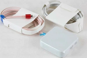 || New || Genuine Apple iMac 24" M4 Power Adapter W/ Ethernet || Pink || A2290 - Picture 1 of 5