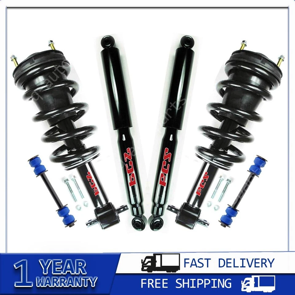 Eslabón de barra estabilizadora amortiguadores puntales para Chevrolet Tahoe 4x4 AWD RW 6,0 L 2011 2010 2009 Foto 1 de 4