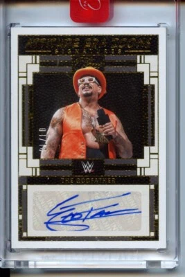 Panini Three Count The Godfather GOLD AUTO /10 SSP - Image 1 of 2