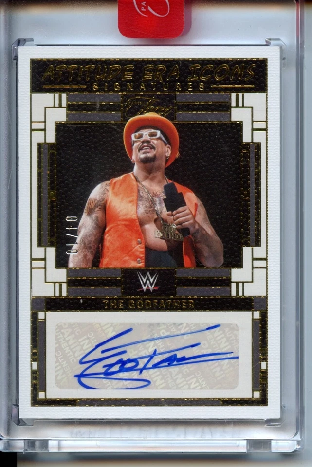 Panini Three Count The Godfather GOLD AUTO /10 SSP - Image 1 of 2