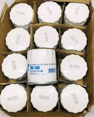 (LOTE DE 12) FILTRO ACEITE VALVOLINE V0-106BP Foto 1 de 4