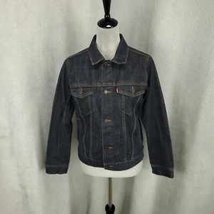 Levis Denim Jacket Youth Large Trucker Button Up 12 13 Years Boys Girls Kids - Picture 1 of 11