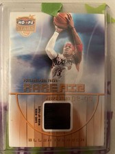 2002-03 NBA Hoops Stars Rare Air Game-Used Allen Iverson #3 HOF