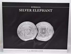 Somalia Elephant Display Case - for 20 X 1 Oz Silver Coins with Capsules - Picture 1 of 7