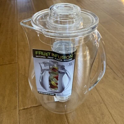 Prodyne Fi-3-B 93 Oz Flavor Fruit Infusion Pitcher New With Tags 93 oz BPA Free - Image 1 of 4