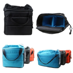 Padded Protective Bag Insert Liner Case For SLR Camera Lens and DSLR Accessories - Picture 1 of 15