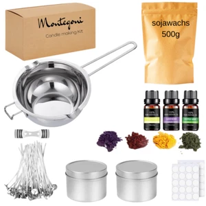 Sojawachs für Kerzen, Rein natürlich Sojawachsfloken,Premium Kerzenwachs 1kg/2kg - Bild 1 von 15