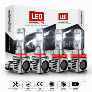 9005 H11 LED Headlight Hi-Low Bulbs For Toyota Camry Sedan 4-Door 2.5L 2007-2021 - Foto 1 di 13