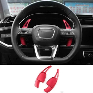 For Audi Q3 2019-2023 Red Steering Wheel Aluminum Shift Paddle Shifter Extension - Bild 1 von 4