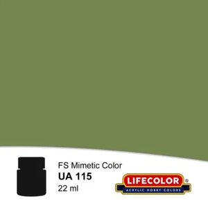 LIFECOLOR ACRYLIC COLOR UA115 - ITALIAN MIMETIC GREEN (1) - 22ml - Imagen 1 de 1