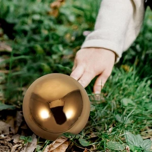 3 Pcs Stainless Steel Ball Garden Balls Decorative Large Gazing-balls - Picture 1 of 12