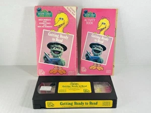 Sesamstraße: Getting Ready to Read VHS With Activity Book 1986 - Bild 1 von 9