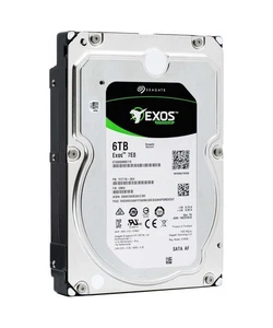 Seagate ST6000NM0115 6TB 7200 RPM SATA 6GB/s 512e Exos 7E8 256MB Cache 3.5-inc - Picture 1 of 1