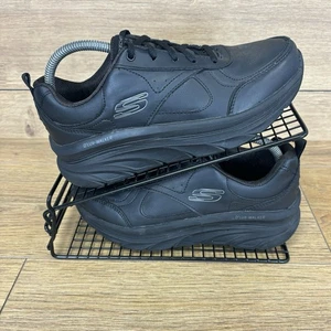 Skechers Shoes Women’s Shoes Size UK 4 D’lux Walker Black Work Shcool Trainers - Picture 1 of 11