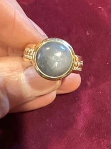 Anello Anna Beck in argento sterling 925 misura 6 pietra opalescente - Foto 1 di 14