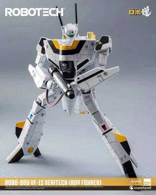 Robo-Dou Robotech Roy Fokker's VF-1S Veritech Diecast ThreeZero - Image 1 of 3