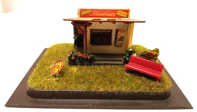 Noch - Kiosk Trinkhalle mit Bank - H0 - Gebäude Häuser Haus ---- CK 1253 - Bild 1 von 4