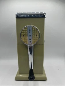 Vintage Rival Ice-O-Mat Ice Crusher Rare Green Collectible kitchen Wall Mount - Picture 1 of 7