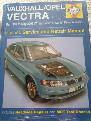 Haynes Vauxhall/Opel Vectra 1999-2022 Service And Repairs Manual MOT Test Checks - Image 1 of 3