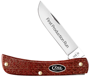 Case xx Knives Sod Buster Jr 1st Run Red Micarta 82273 Carbon Steel 1/250 Knife - Picture 1 of 3
