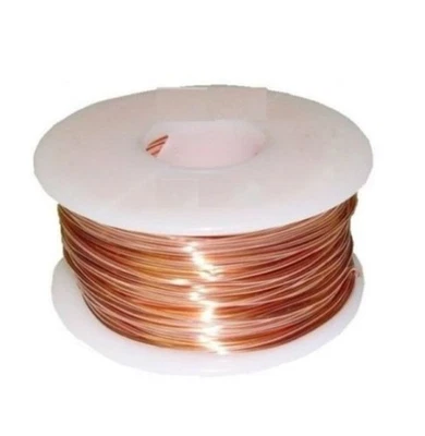 Carrete blando alambre de cobre desnudo 18 AWG 137 pies -10 OZ Foto 1 de 2