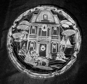 Mikasa 15" Round Hostess Platter Winter Wonderland Made in Germany Vintage - Picture 1 of 6