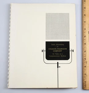 1954 NBC Radio Colgate Palmolive Pubblicità Nielsen Media Research Libretto - Foto 1 di 9