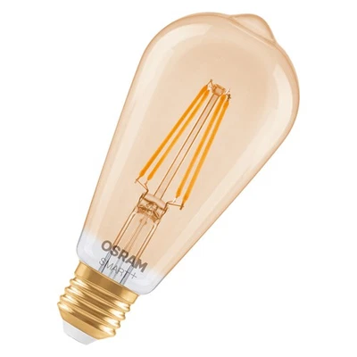 OSRAM SMART+ LED-Lampe, E53, 6W, 2400K, E27, Edison, Filament, Gold, dimmbar, - Bild 1 von 4