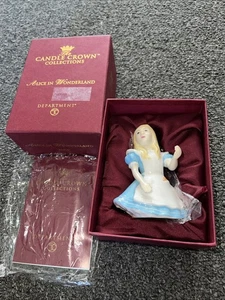 Dept 56 Candle Crown Alice in Wonderland Alice figurine VTG 2002 In Original Box - Picture 1 of 4