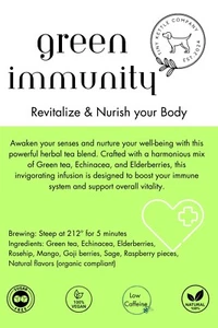 Té de hojas sueltas Green Immunity Flu Fighter 1,5 oz - ¡ENVÍO RÁPIDO GRATIS! - Imagen 1 de 3