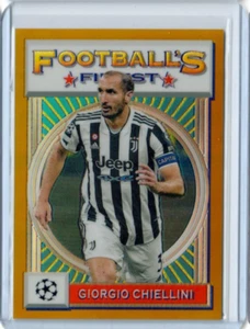 Giorgio Chiellini 2021-22 UEFA Finest Flashbacks #113 GOLD REFRACTOR #/50 - Bild 1 von 2