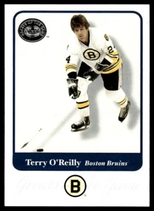 2001-02 Fleer Greats of the Game Hockey Card Terry O'Reilly Boston Bruins #80 - Picture 1 of 2