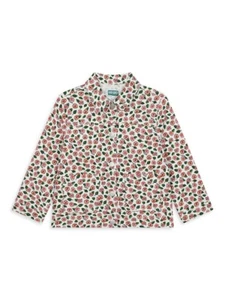 New Kids Kenzo Beautiful Floral Denim Jacket White Pink 8Y - Picture 1 of 1