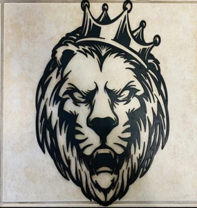 Angry King Lion Wall Art - Picture 1 of 1