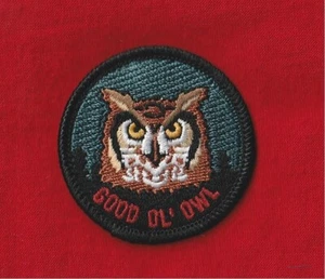 2 Inch OWL Twilight Edition Patrol Patch Wood Badge Course Leader beads NEW MINT - Picture 1 of 2
